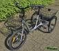 Preview: Elektro Dreirad Zemto Nuke Mini, 20 Zoll, Nabenmotor, 50 NM / 321 WH, Faltbar, grau