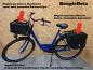 Preview: Sehr starkes Hollandrad 26/28 Zoll "Burgers", Leihfahrrad, Firmenfahrrad blau