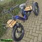 Preview: Elektro Dreirad Zemto-Revom Trike T3, Mittelmotor schwarz, dicke Reifen