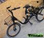 Preview: Elektro Dreirad Zocket Basic, 24, Mittelmotor, 80 NM / 540 WH, Faltbar, schwarz