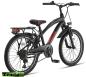 Preview: MTB Jungen Fahrrad Dakota-Plus, 22 Zoll, 7 Gang  schwarz-rot