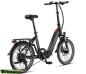 Preview: Faltrad Elektrofahrrad Legend Intube 7 Gang, 460 WH, schwarz