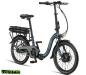 Preview: Altec Klapprad Elektrofahrrad 6 Gang 20 Zoll 468 WH Petrol Blau