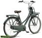 Preview: Hollandrad Retro Damen 28 Zoll Transportfahrrad 53 cm Grün Metallic 3 Gang