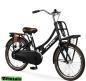 Preview: Altec Urban Mädchenrad Transportfahrrad schwarz 20 Zoll