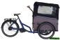 Preview: Elektro-Transportfahrrad Xcient mit Mittelmotor und Riemenantrieb blau