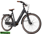 Preview: Damen Elektrofahrrad 53 cm, Novel, Shimano Mittelmotor, schwarz