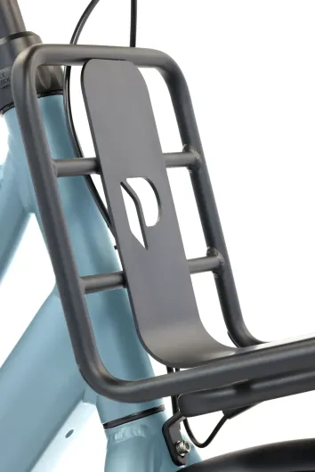 Damen Elektrofahrrad "ROYL", Ananda Nabenmotor, Riemenantrieb, Mineral-blau, 47 cm