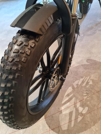 Elektrofahrrad Zemto-Diablo 7 Gang, 720 WH Akku,  Hyd. Bremsen, Army grün