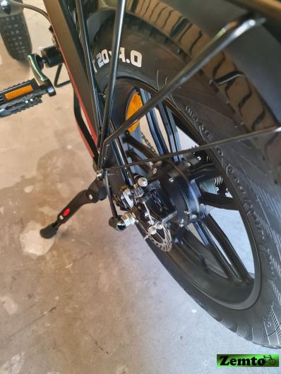 Elektrofahrrad Zemto-Diablo Mittelmotor, 7 Gang, 720 WH Akku,  Hyd. Bremsen, Army grün