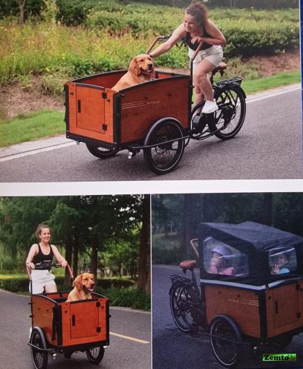 Extrem kräftiges Elektro-Transportfahrrad Noon mit 120 NM mit Türchen