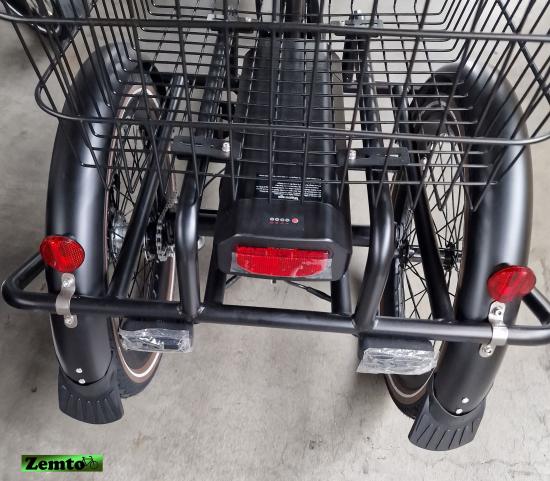ANGEBOT: Elektro Dreirad Trike 3 Gang, Tiefeinstieg , Faltbar 20 Zoll schwarz