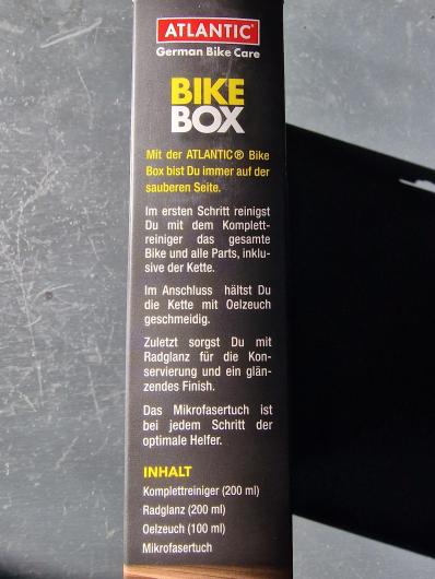Lastenrad, Dreirad, E-Bike, Fahrrad Zemto Profi Pflegeset 4 Teilig