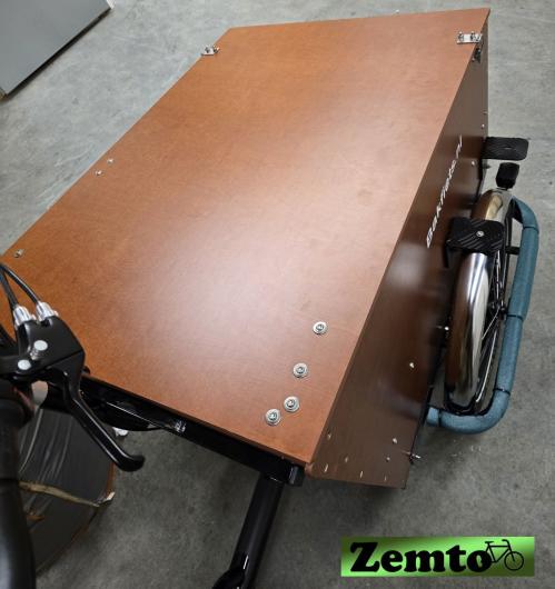 Bakfiets Cargo Trike Classic Wide Steps, individuell konfigurierbar mit Holzkiste