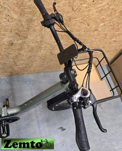 Elektro Dreirad Zemto-Mover T1, 720 WH, Mittelmotor Metallic-grün