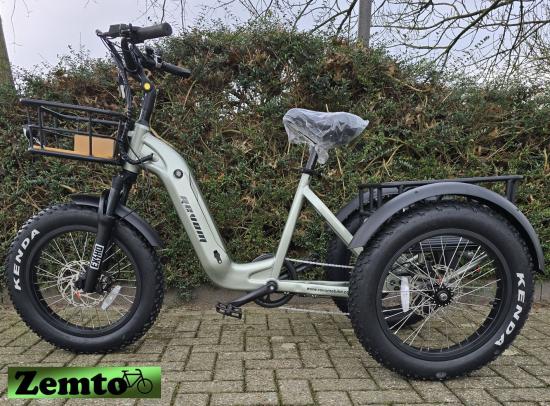 Elektro Dreirad Zemto-Revom Trike T2, 720 WH, Nabenmotor, dicke Reifen