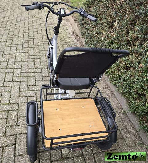 Elektro Dreirad Zemto-Lux-Mover T4 , 720 WH, 90 NM - Mittelmotor, weiß