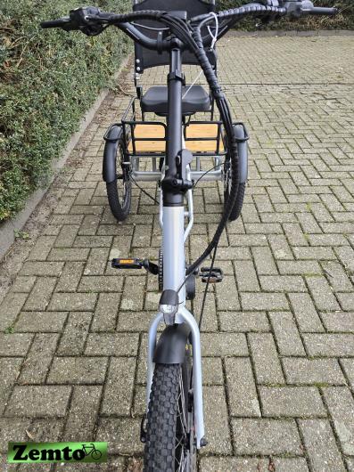Elektro Dreirad Zemto-Lux-Mover T4 , 720 WH, 90 NM - Mittelmotor, weiß