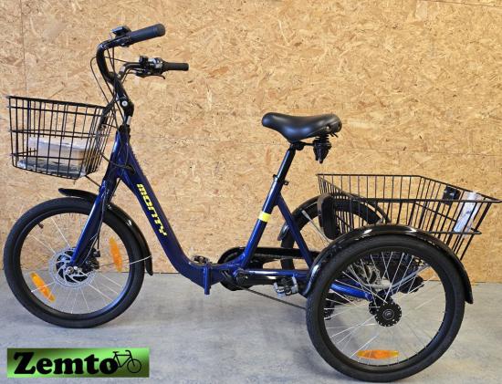 Elektro Dreirad Zemto Nuke Mini, 20 Zoll, Nabenmotor, 50 NM / 321 WH, Faltbar, blau
