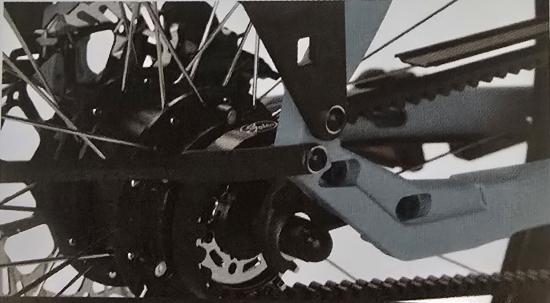 Preview: Damen Elektrofahrrad "ROYL", Bafang Nabenmotor, Mineral