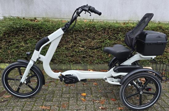 NEU: Elektro Dreirad Zemto-UM-CHILL , 672 WH, 120 NM - Mittelmotor, Creme