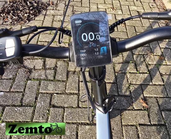 Preview: Elektro Faltrad mit Riemenantrieb, Automatik Getriebe, 5 Stufen Motor, Antracied-grau