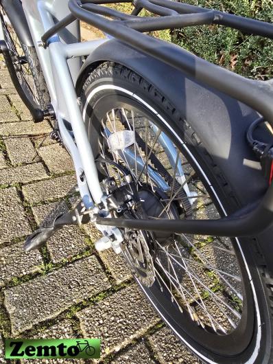 Elektro Faltrad mit Riemenantrieb, Automatik Getriebe, 5 Stufen Motor, Antracied-grau