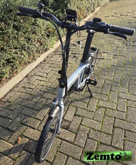 Preview: Elektro Faltrad mit Riemenantrieb, Automatik Getriebe, 5 Stufen Motor, Antracied-grau