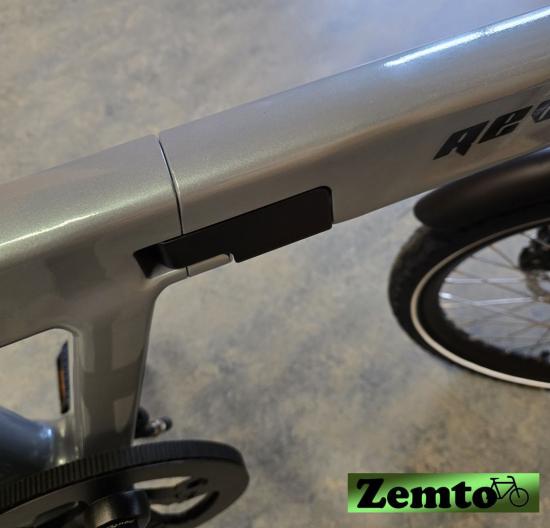 Elektro Faltrad mit Riemenantrieb, Automatik Getriebe, 5 Stufen Motor, Antracied-grau