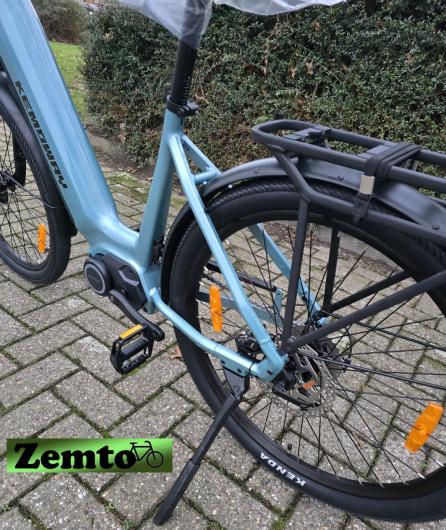 Testsieger, Damen E-Bike Kemoway City K5, 110NM, 720WH, old-blau, richtig Power und Qualität!