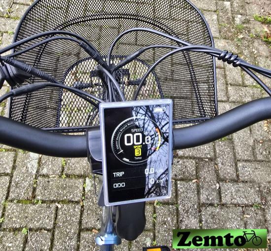 NEU: Elektro Dreirad Mini Zemto Triogo Lux, 20 Zoll Wein-rot matt