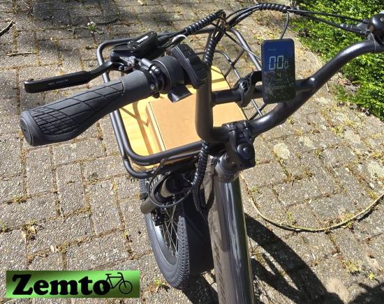 Preview: Elektro Dreirad Zemto-Mover T1, 720 WH, Mittelmotor dunkel Silber Sondermodel