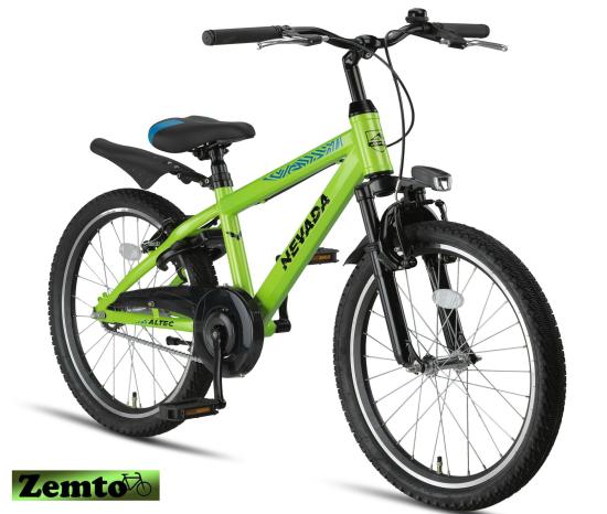 MTB Jungen Fahrrad Nevada 22 Zoll, Neon grün