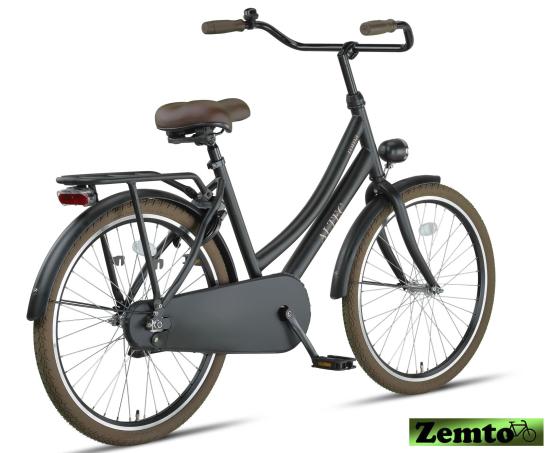 Preview: Altec Mädchenrad Roma schwarz-matt 24 Zoll