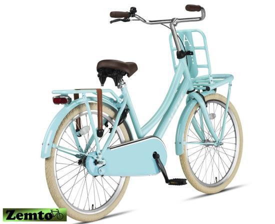 Altec Urban Mädchenrad Transportfahrrad blau 24 Zoll