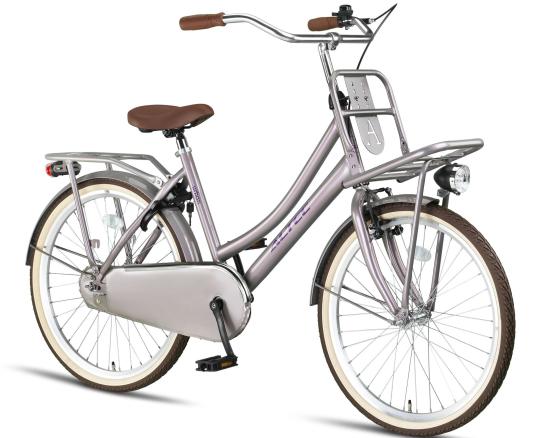 Preview: Altec Urban Mädchenrad Transportfahrrad Sandfarbig 24 Zoll