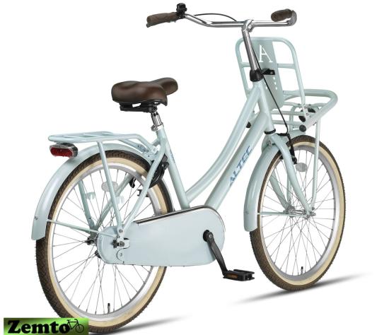 Altec Urban Mädchenrad Transportfahrrad hell blau 24 Zoll