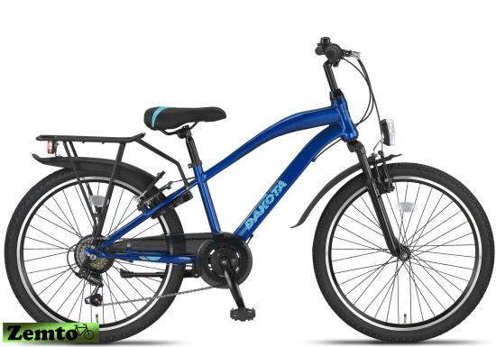 MTB Jungen Fahrrad Dakota-Plus, 24 Zoll, 7 Gang  blau