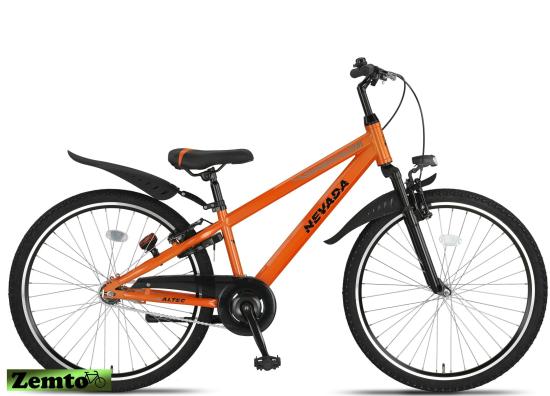 MTB Jungen Fahrrad Nevada 26 Zoll Neon Orange