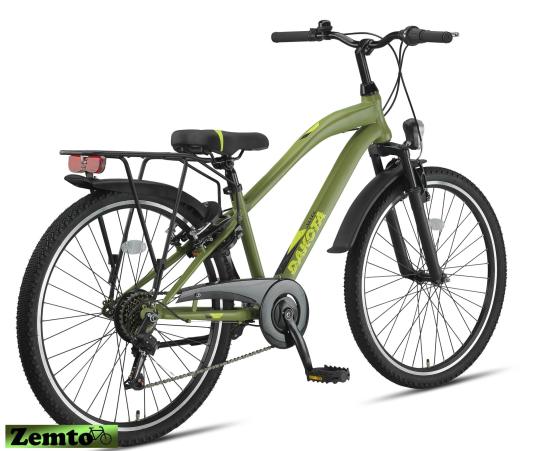 Preview: Jungen Fahrrad Dakota 26 Zoll, 7 Gang  Army grün