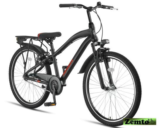 Preview: Jungen Fahrrad Nevada 26 Zoll, schwarz-rot