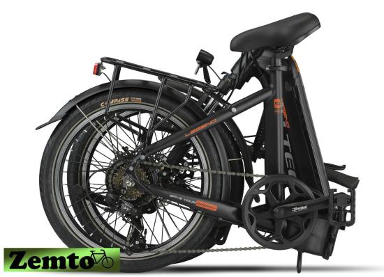 Faltrad Elektrofahrrad Legend Intube 7 Gang, 460 WH, schwarz