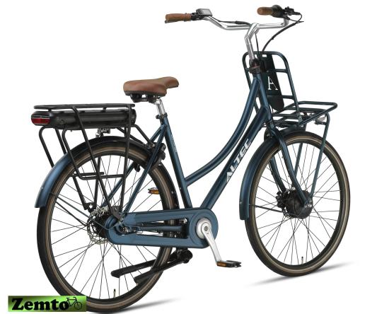 Preview: Damen Elektrofahrrad Kratos, Hydr.Scheiben, 7 Gang, Bremsen, 53 cm, Nacht-blau