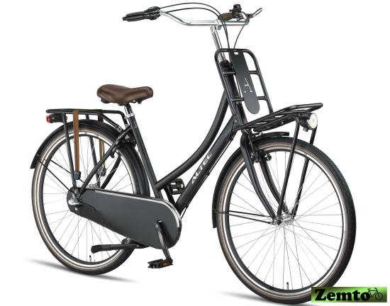 Preview: Altec Love 28 Zoll Transportfahrrad 53 cm matt schwarz 3 Gang