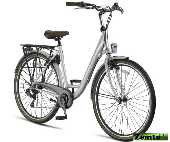 Preview: Altec Metro 28 Zoll Damenfahrrad 7 Gang 52 cm Pastel grau