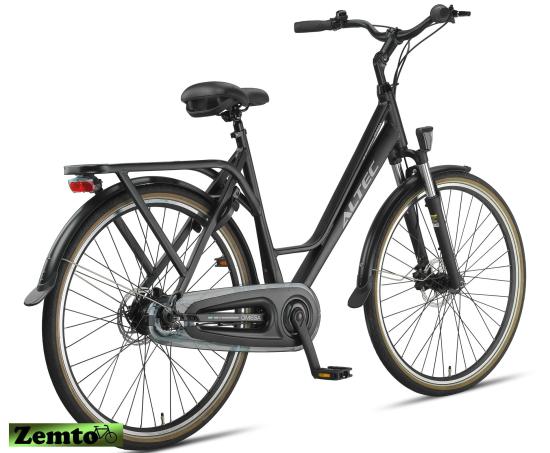 Preview: Altec Omega 28 Zoll Damenfahrrad 7 Gang 55 cm Mattschwarz