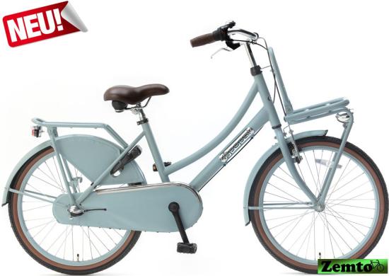 Popal Mädchenrad Daily Dutch 22 Zoll 3 Gang Blau matt