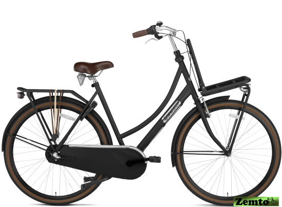 Damen Hollandrad Daily Dutch 3 Gang 28 Zoll schwarz-matt 50 cm
