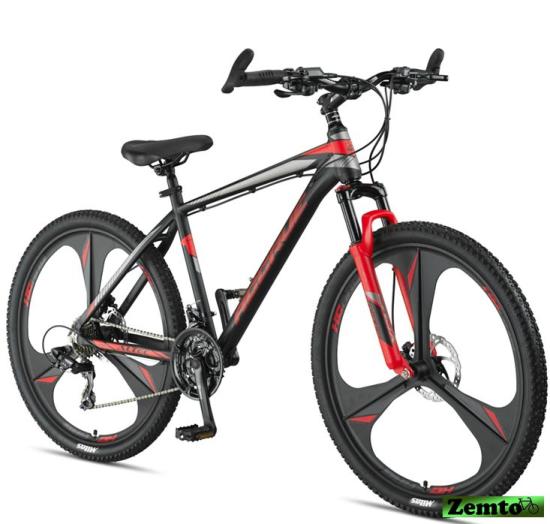 MTB Mountainbike 27,5 Zoll, Accrue  mit Scheibenbremsen schwarz-Rot