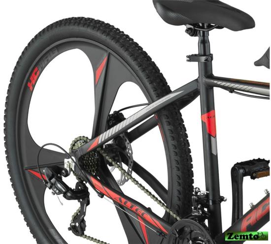 MTB Mountainbike 27,5 Zoll, Accrue  mit Scheibenbremsen schwarz-Rot